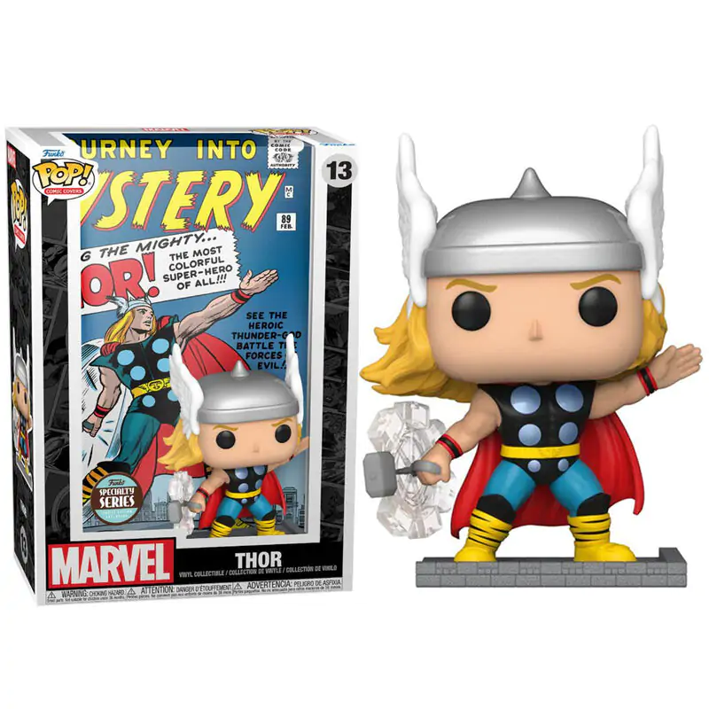 Marvel POP! Comic Cover Vinyl Figur Classic Thor 9 cm Produktfoto