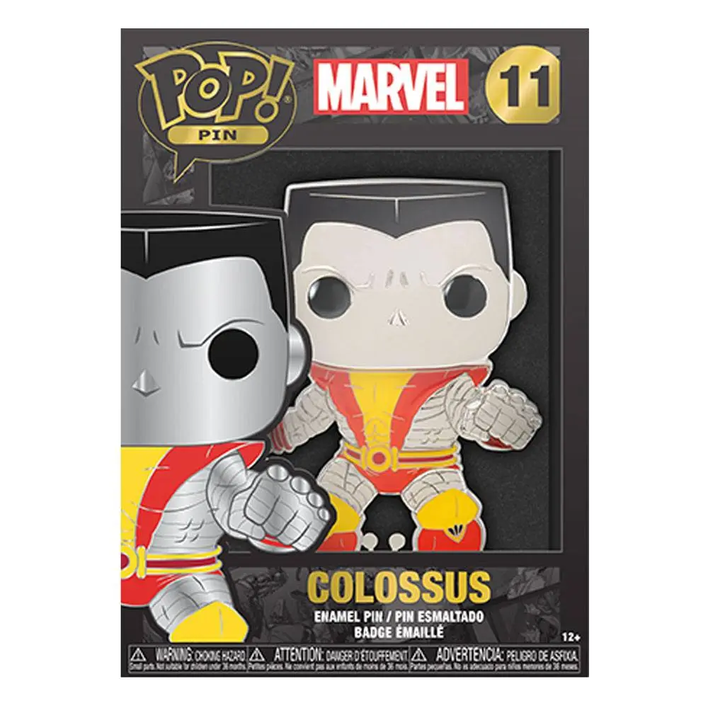 Marvel POP! Pin Ansteck-Pin Colossus 10 cm Produktfoto