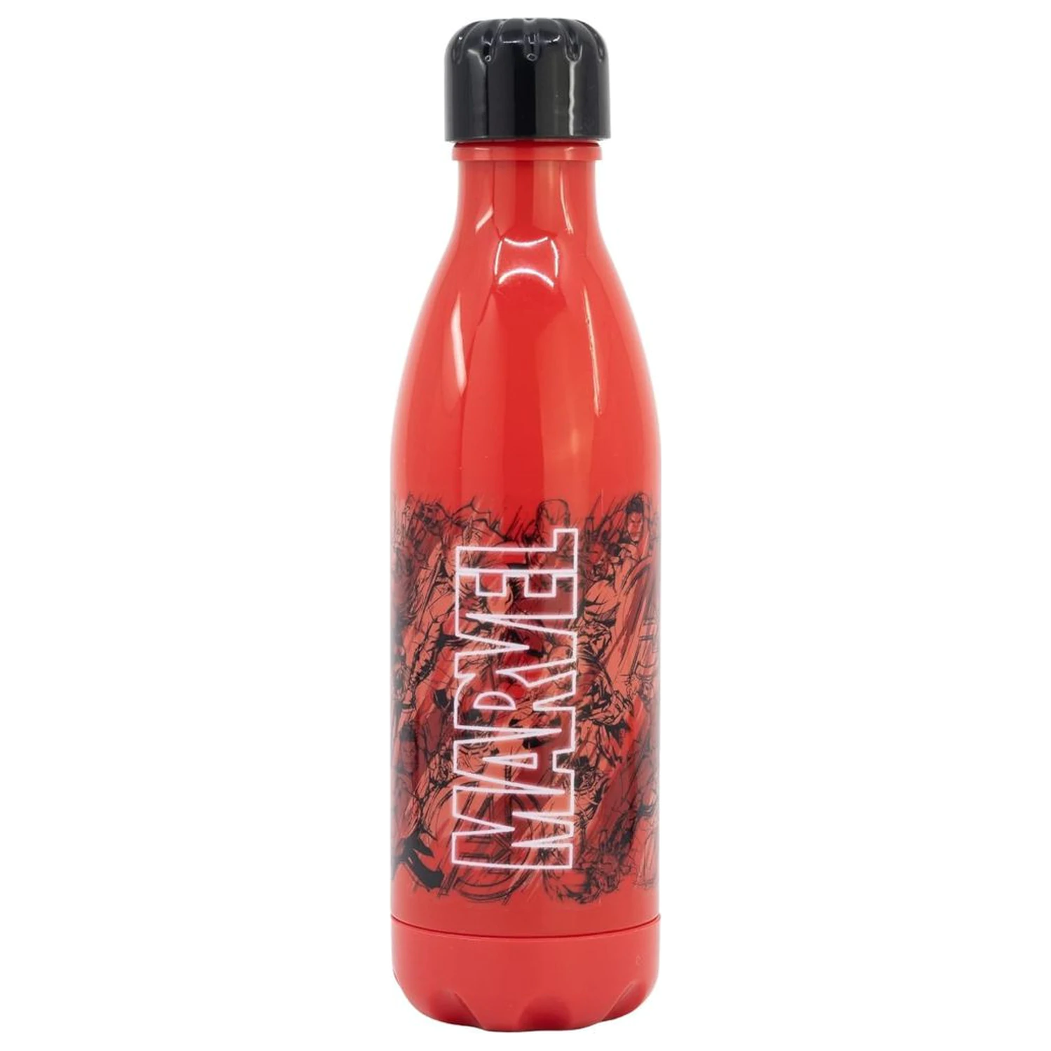 Marvel Rote Kunststoff Wasserflasche mit Schraubverschluss 660 ml Produktfoto