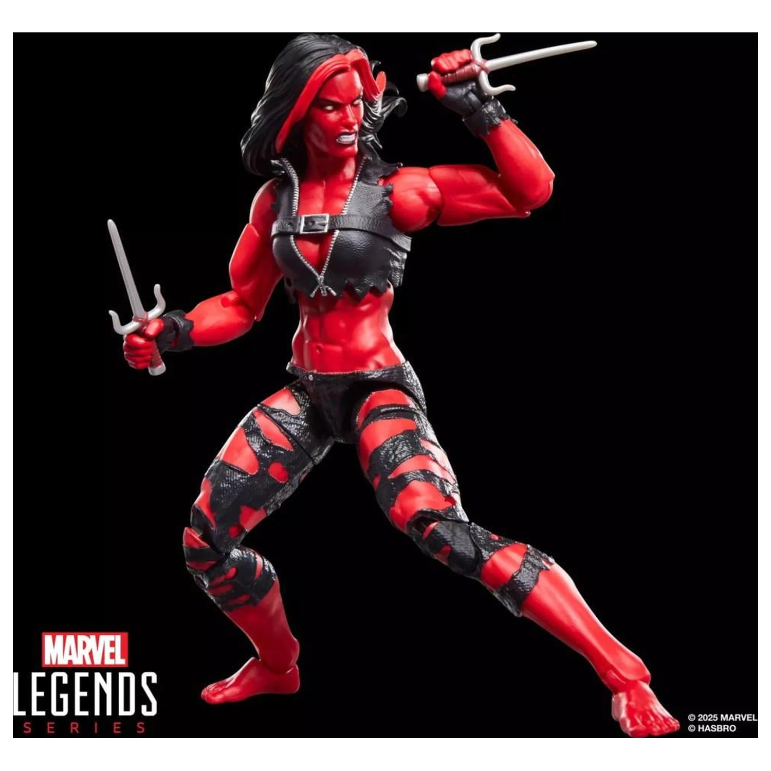 Marvel Red She-Hulk Figur Legends Series 15 cm Produktfoto