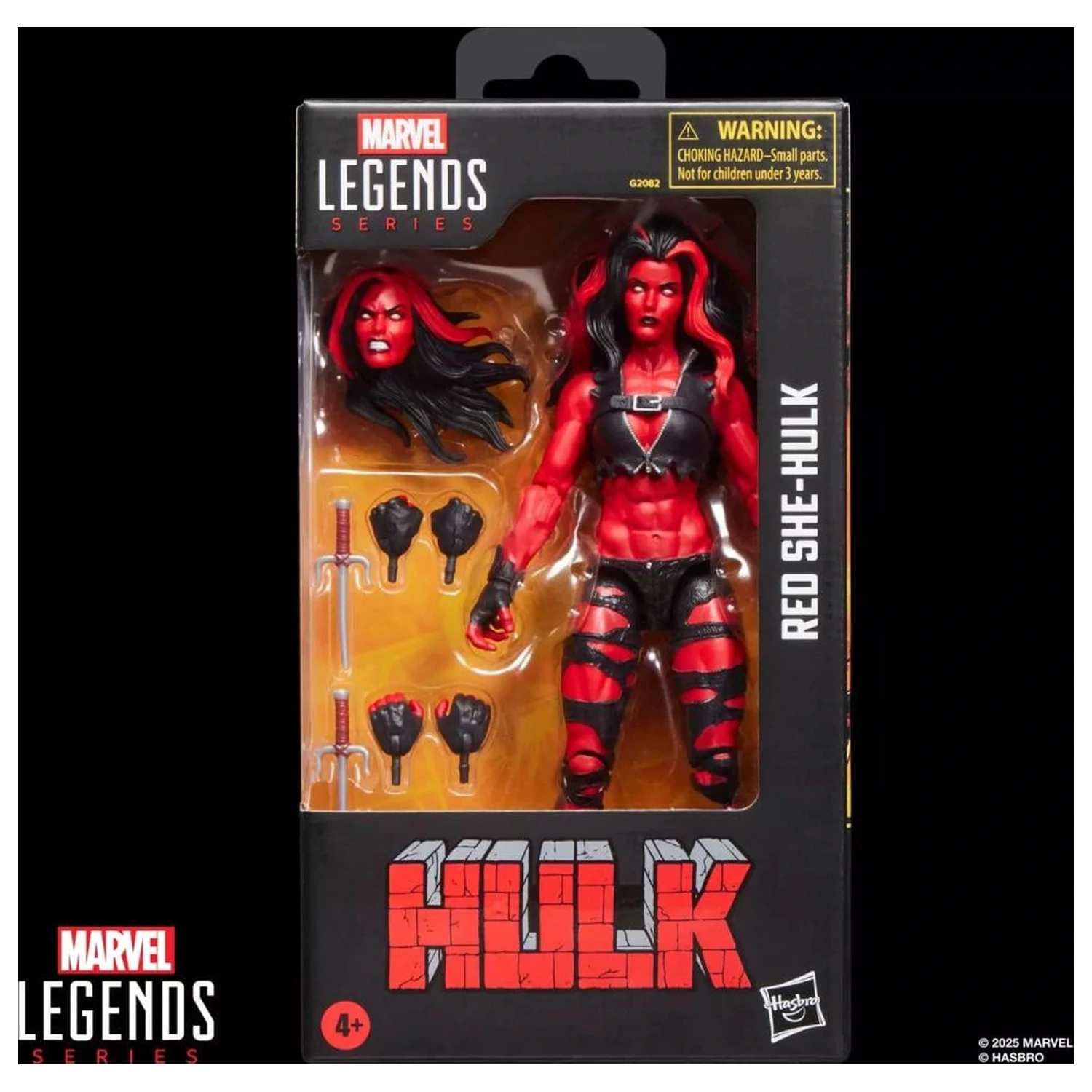 Marvel Red She-Hulk Figur Legends Series 15 cm Produktfoto