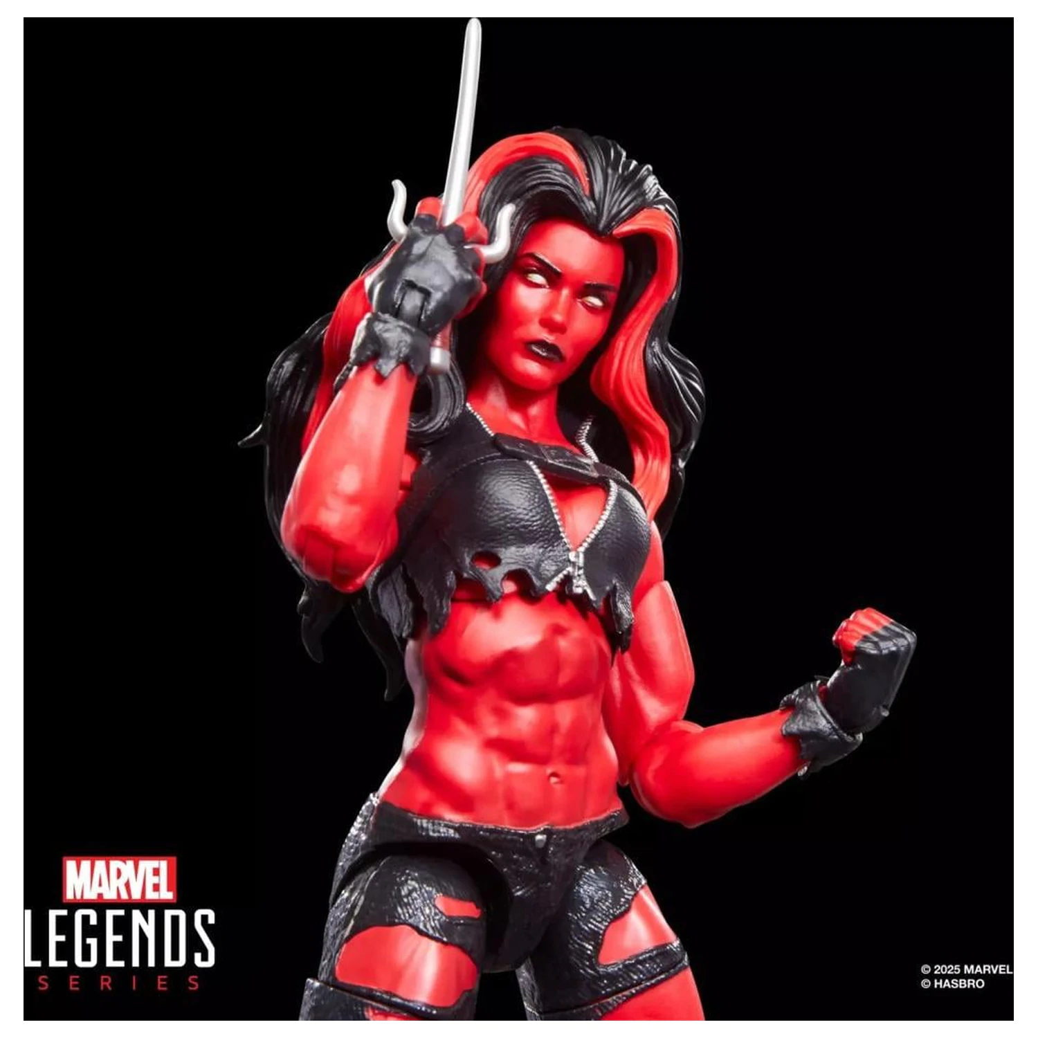 Marvel Red She-Hulk Figur Legends Series 15 cm Produktfoto