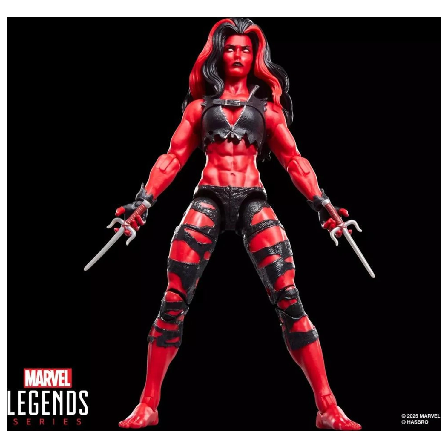 Marvel Red She-Hulk Figur Legends Series 15 cm Produktfoto