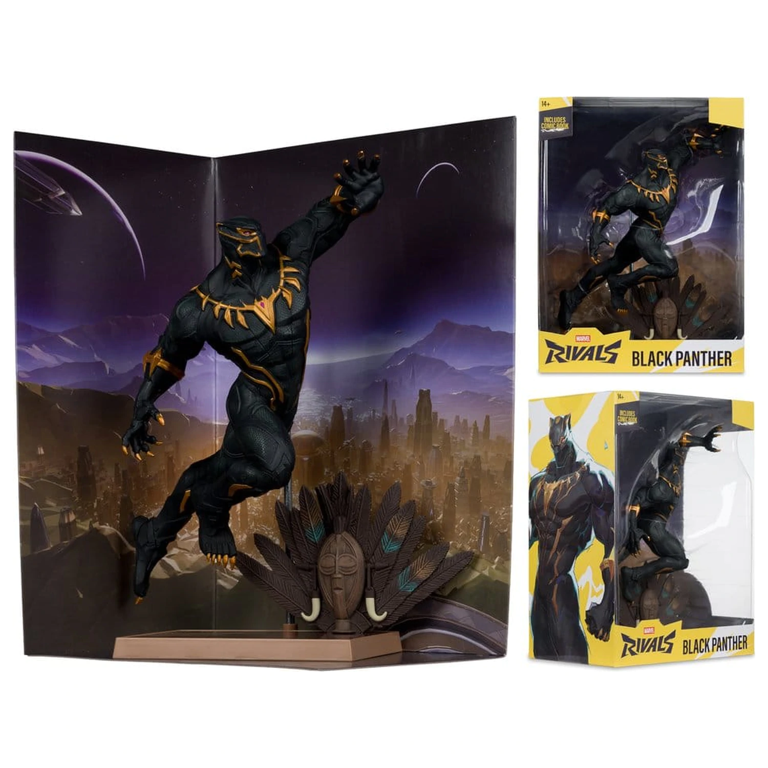 Marvel Rivals 1/6 Black Panther Statue 27 cm Produktfoto