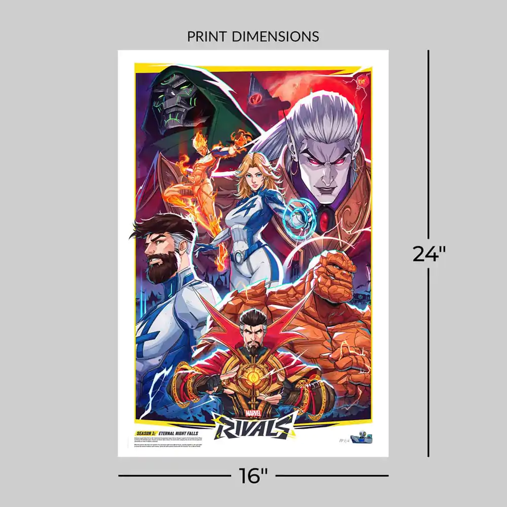 Marvel Rivals Kunstdruck Eternal Night Falls 61 x 41 cm - ungerahmt Produktfoto