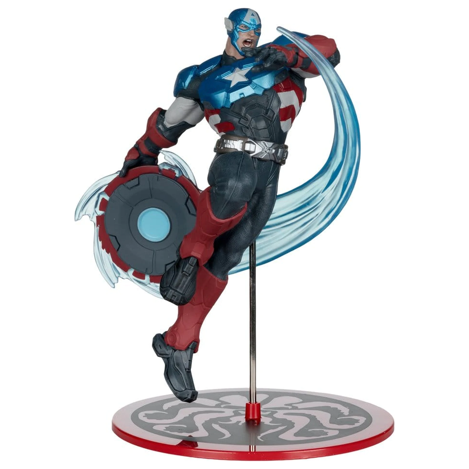 Marvel Rivals Collection 1/10 Actionfigur Captain America 20 cm Produktfoto