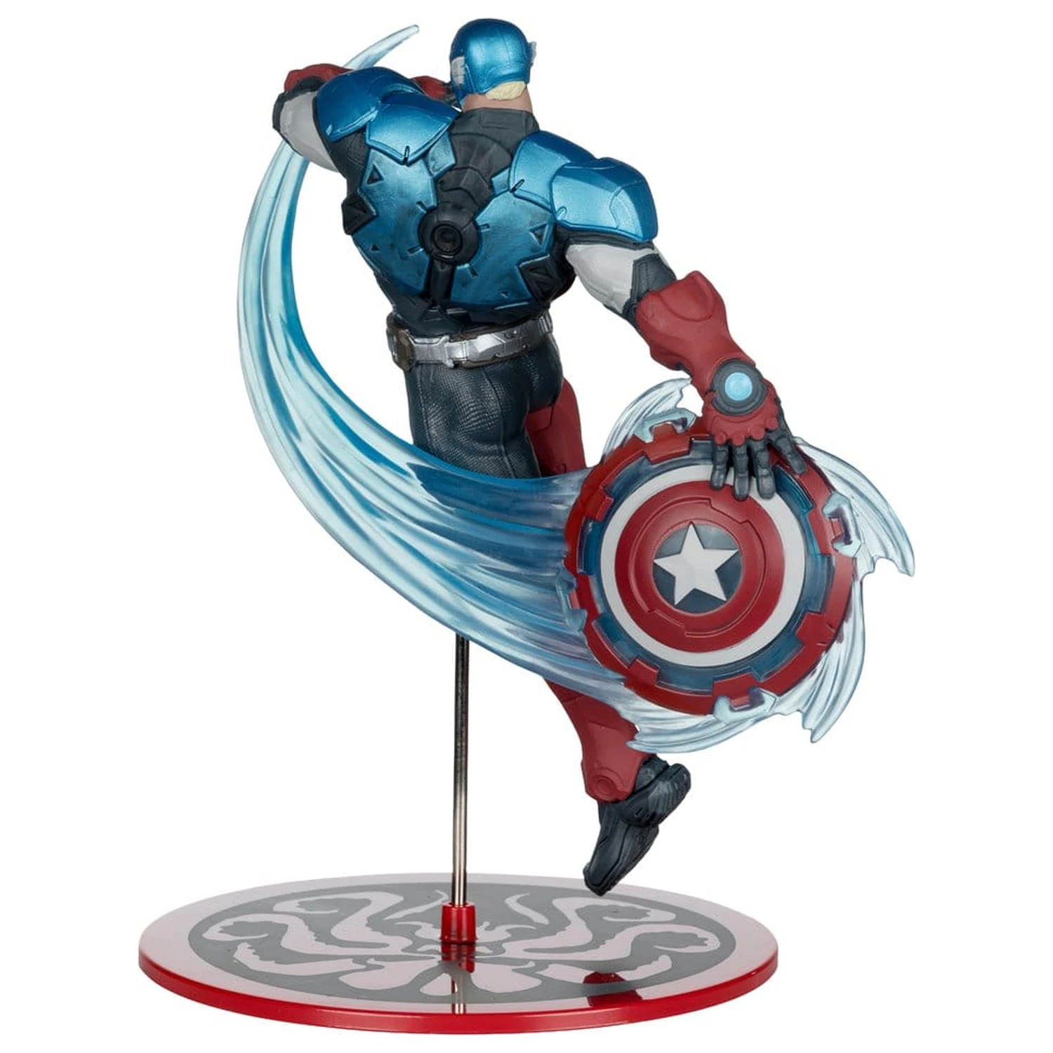 Marvel Rivals Collection 1/10 Actionfigur Captain America 20 cm Produktfoto