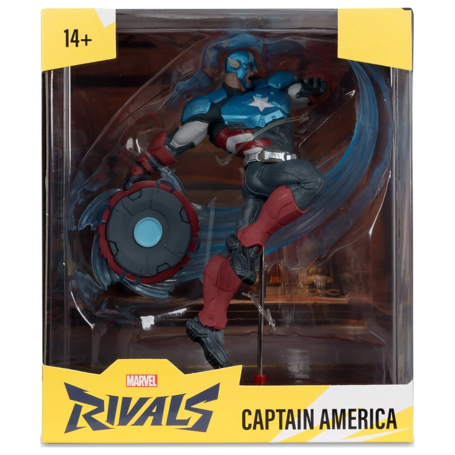 Marvel Rivals Collection 1/10 Actionfigur Captain America 20 cm Produktfoto