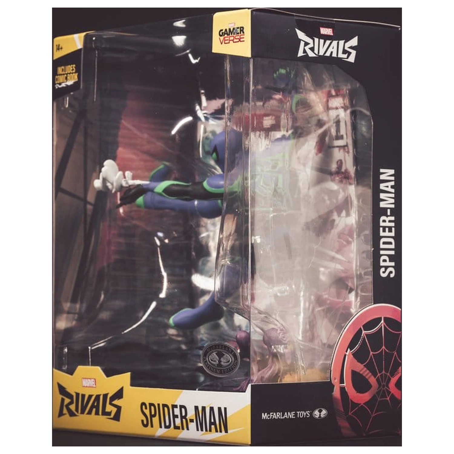 Marvel Rivals Collection Gamerverse 1/6 Actionfigur Spider-Man (Platinum Edition) 26 cm Produktfoto