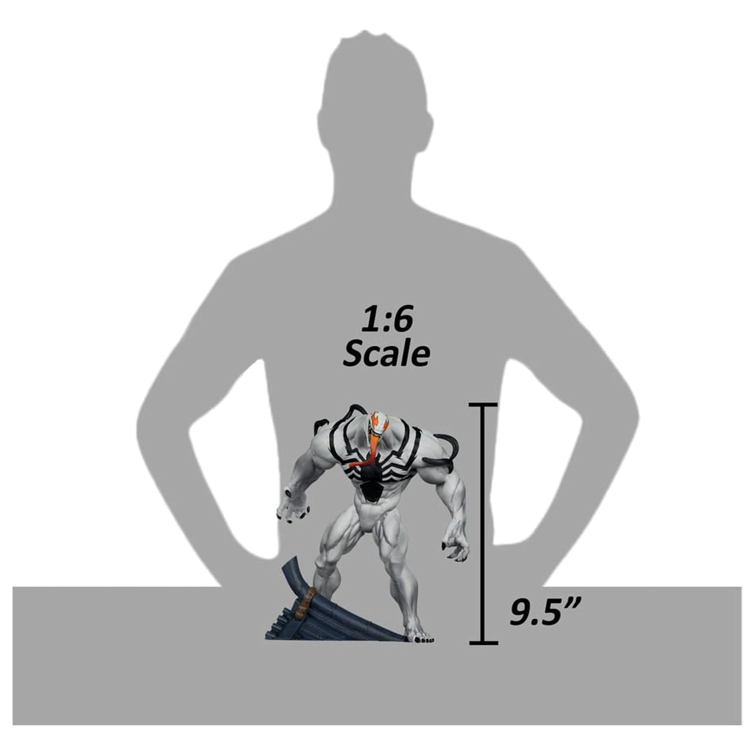 Marvel Rivals Collection 1/6 Actionfigur Venom (Red Platinum Edition) 24 cm Produktfoto