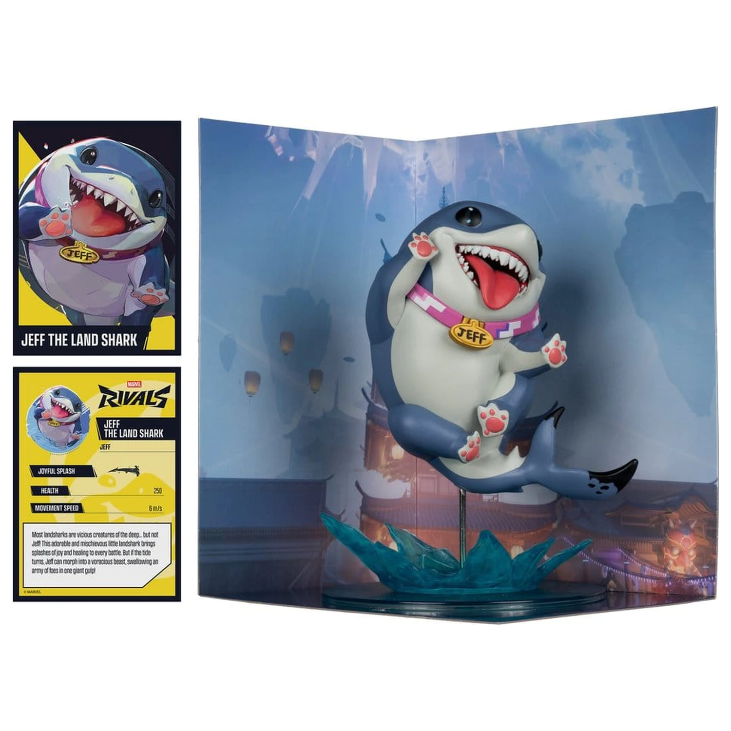 Marvel Rivals Collection Gamerverse 1/10 Actionfigur Jeff The Land Shark 20 cm Produktfoto