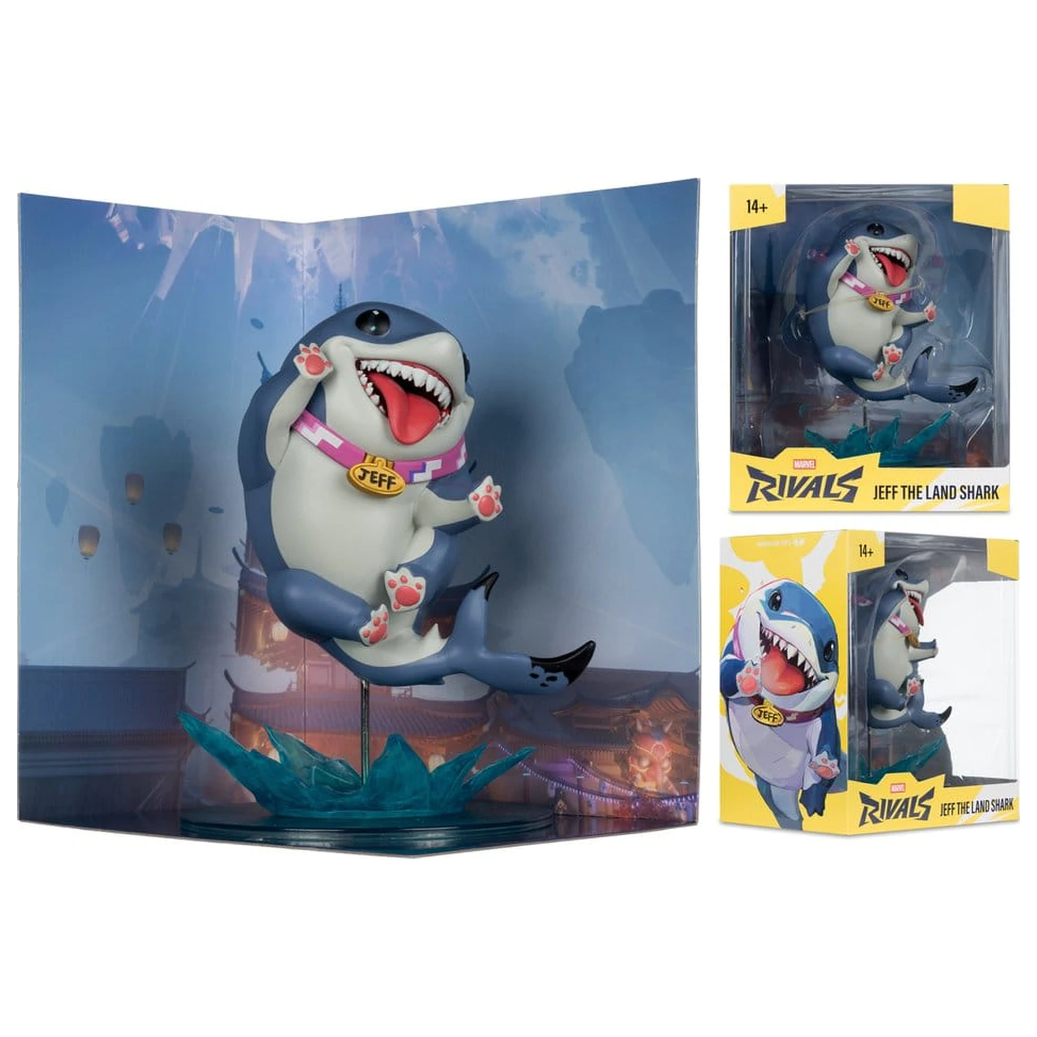 Marvel Rivals Collection Gamerverse 1/10 Actionfigur Jeff The Land Shark 20 cm Produktfoto
