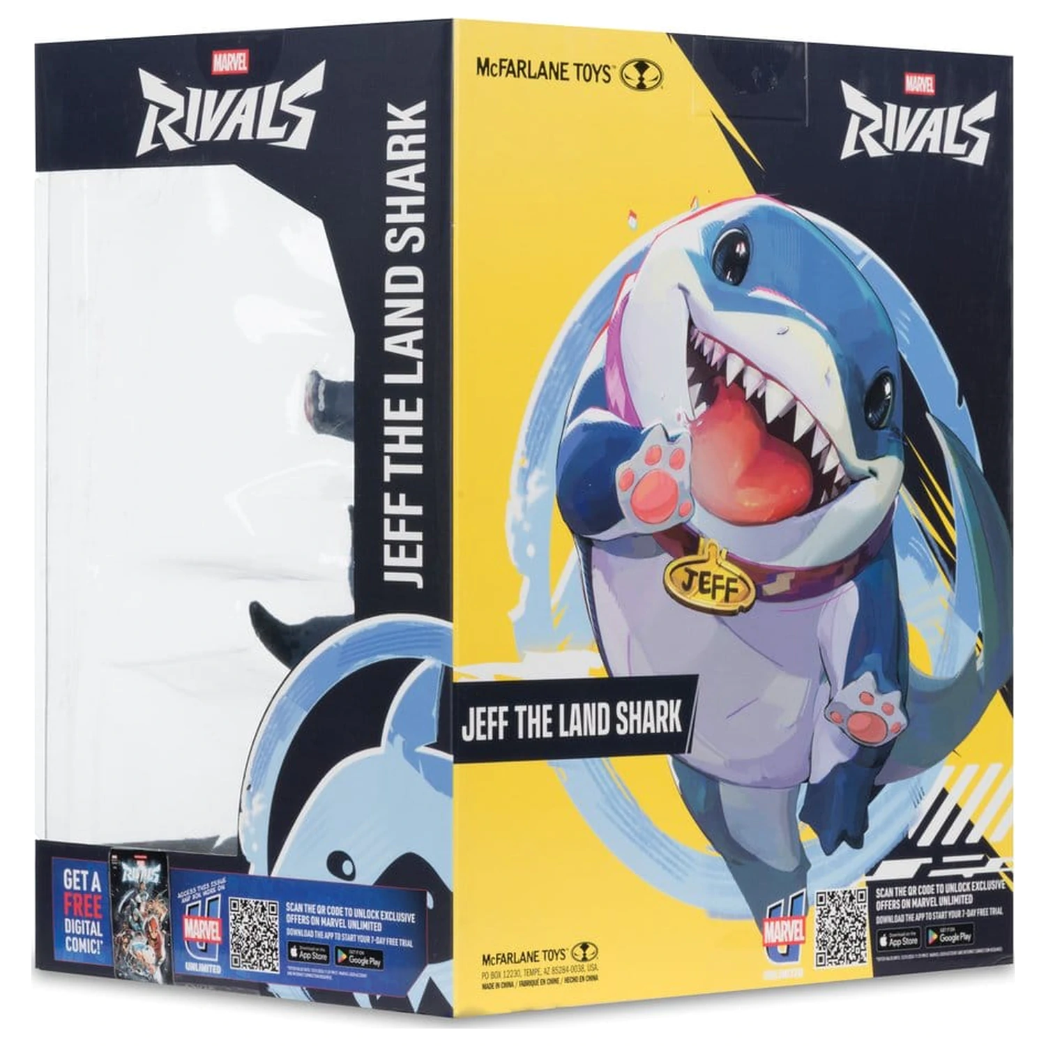 Marvel Rivals Collection Gamerverse 1/10 Actionfigur Jeff The Land Shark 20 cm Produktfoto