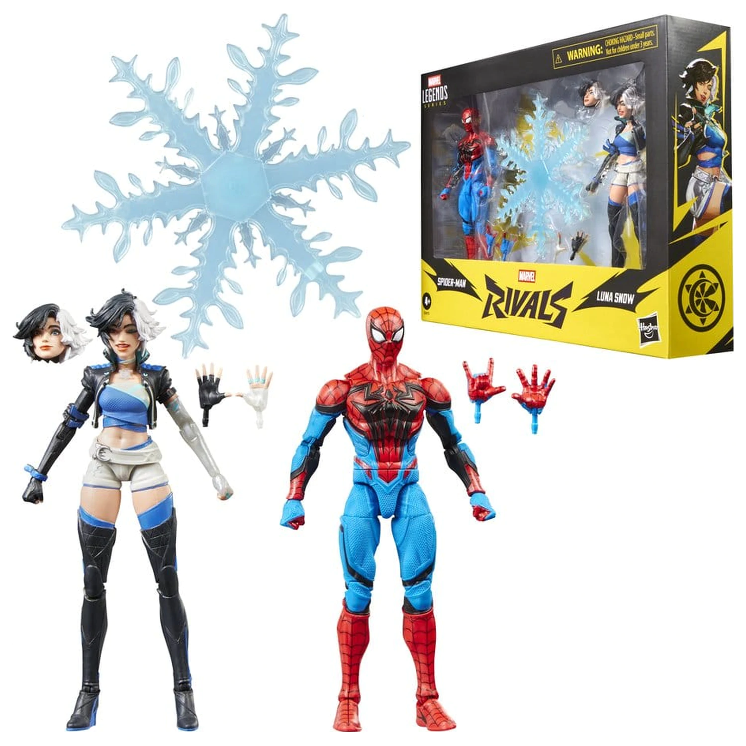 Marvel Rivals Marvel Legends Actionfigur 2er-Pack Spider-Man & Luna Snow 15 cm Produktfoto