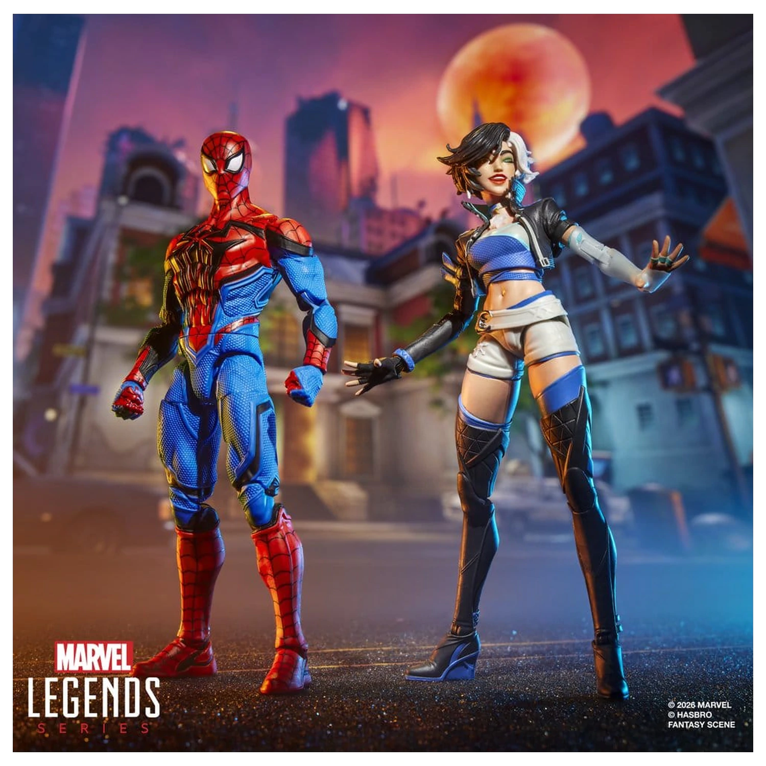 Marvel Rivals Marvel Legends Actionfigur 2er-Pack Spider-Man & Luna Snow 15 cm Produktfoto