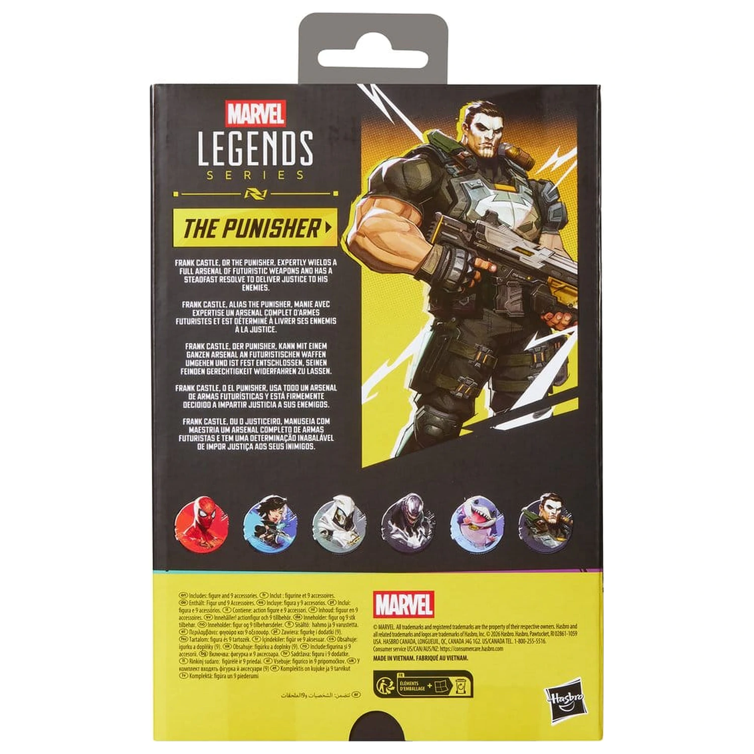 Marvel Rivals Marvel Legends Actionfigur The Punisher 15 cm Produktfoto