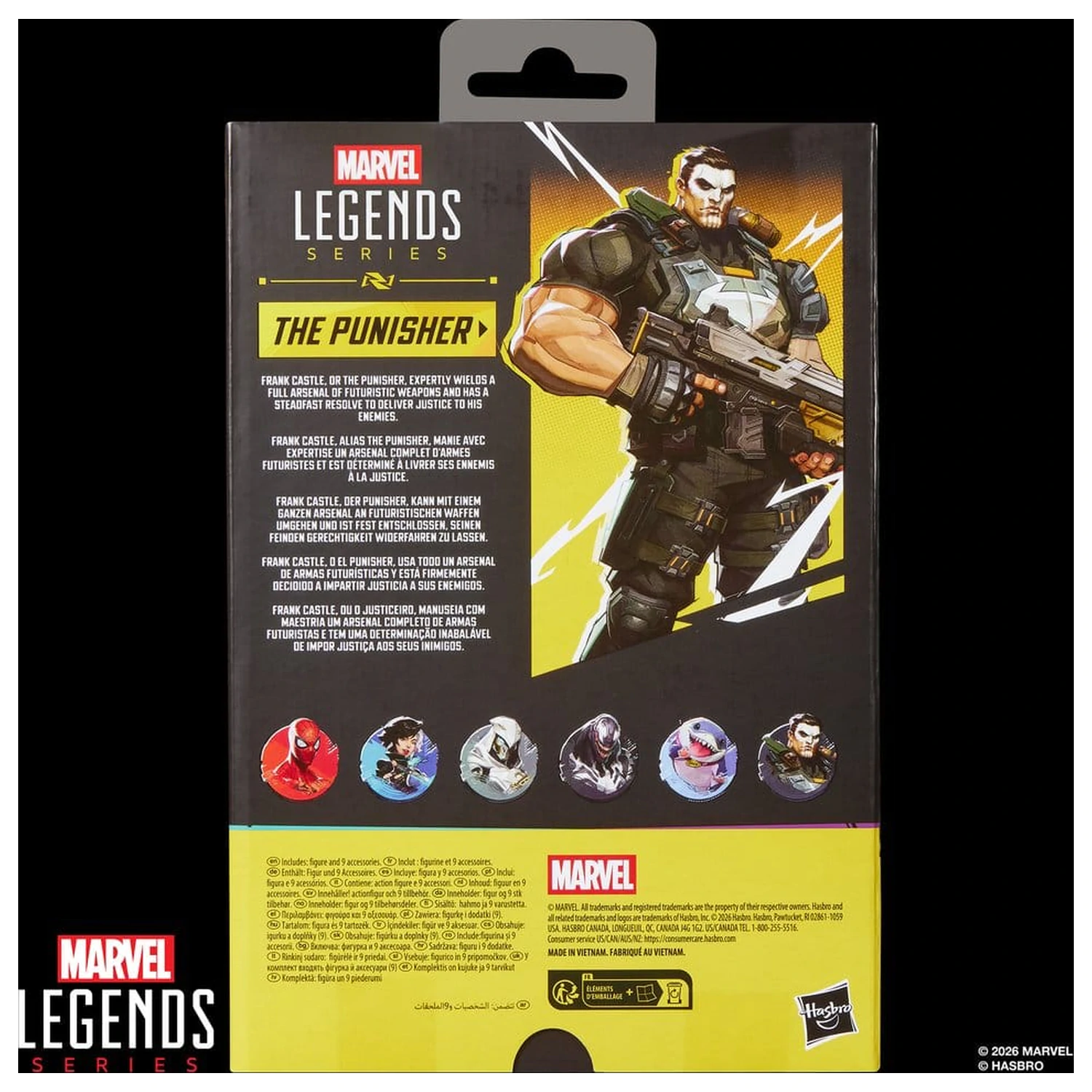 Marvel Rivals Marvel Legends Actionfigur The Punisher 15 cm Produktfoto