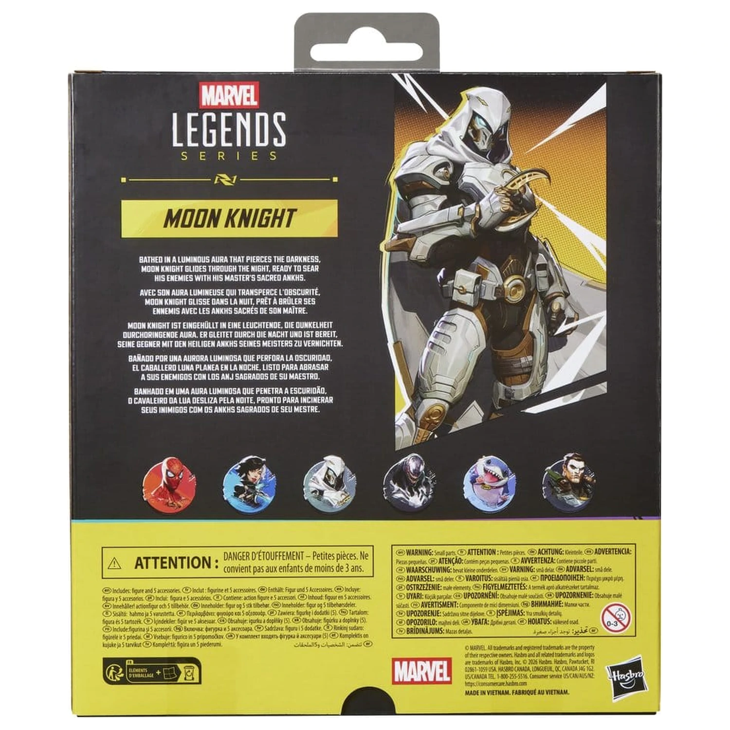 Marvel Rivals Marvel Legends Actionfigur Moon Knight 15 cm Produktfoto