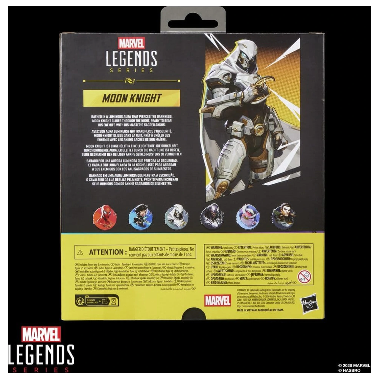 Marvel Rivals Marvel Legends Actionfigur Moon Knight 15 cm Produktfoto