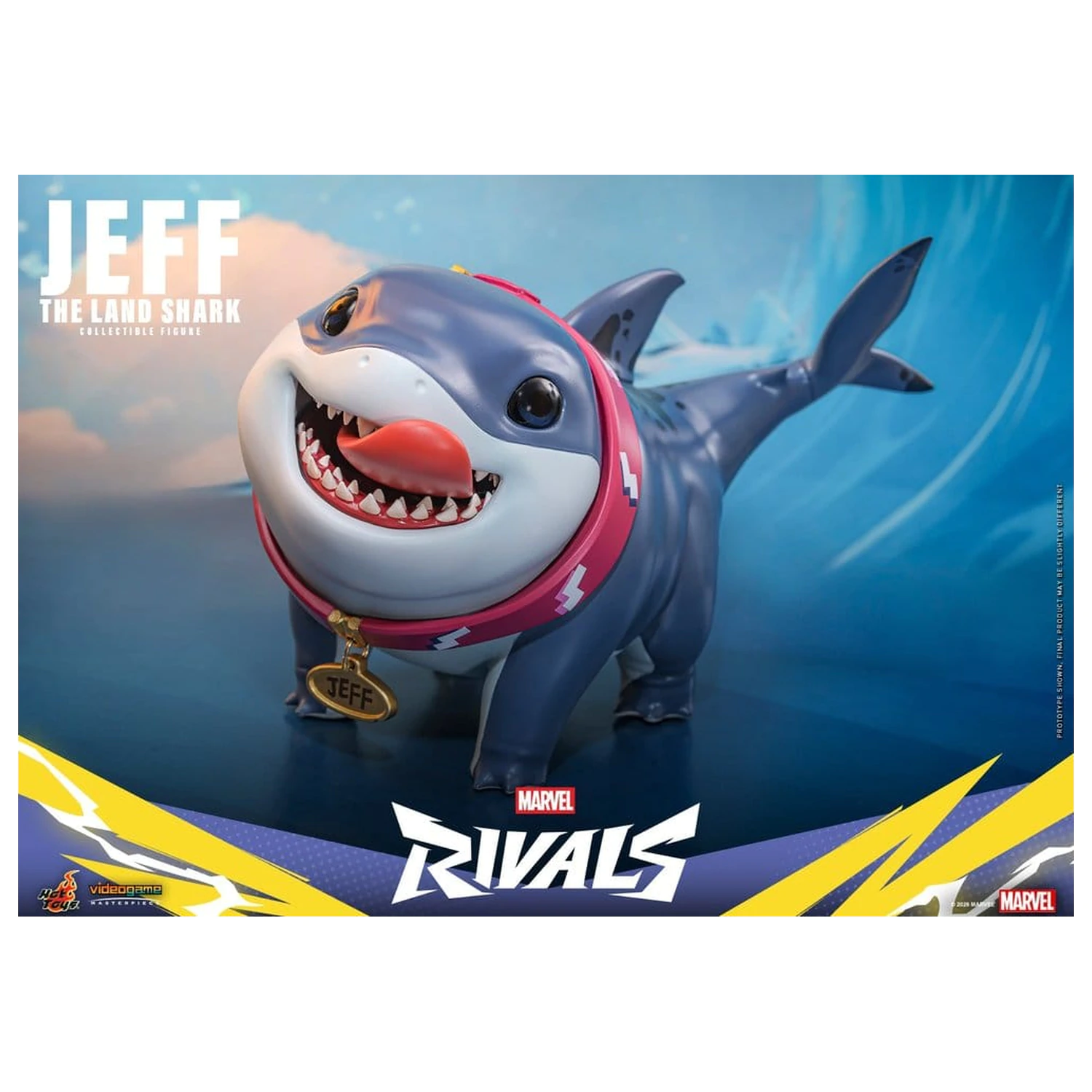 Marvel Rivals Videospiel Meisterwerk Serie Actionfigur Jeff the Land Shark 11 cm Produktfoto