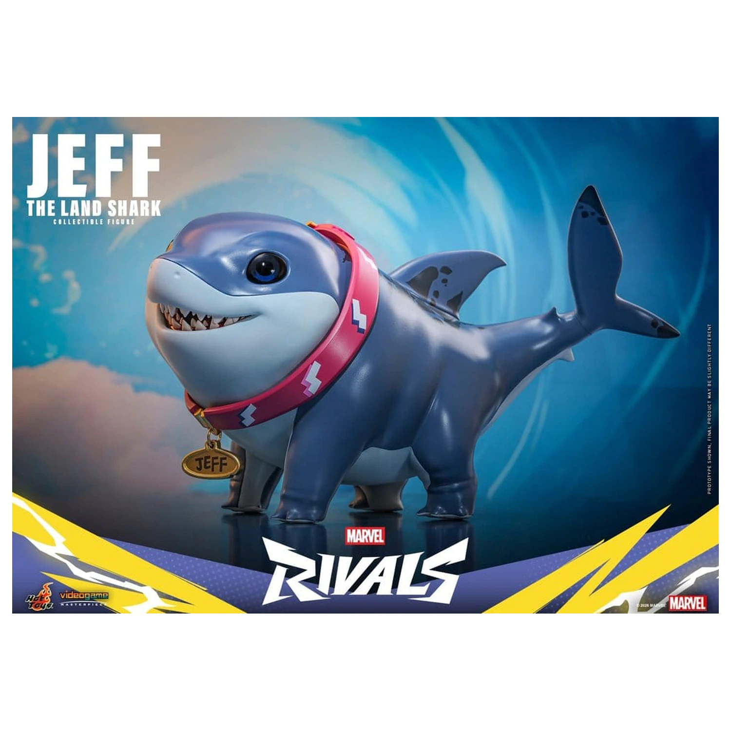 Marvel Rivals Videospiel Meisterwerk Serie Actionfigur Jeff the Land Shark 11 cm Produktfoto