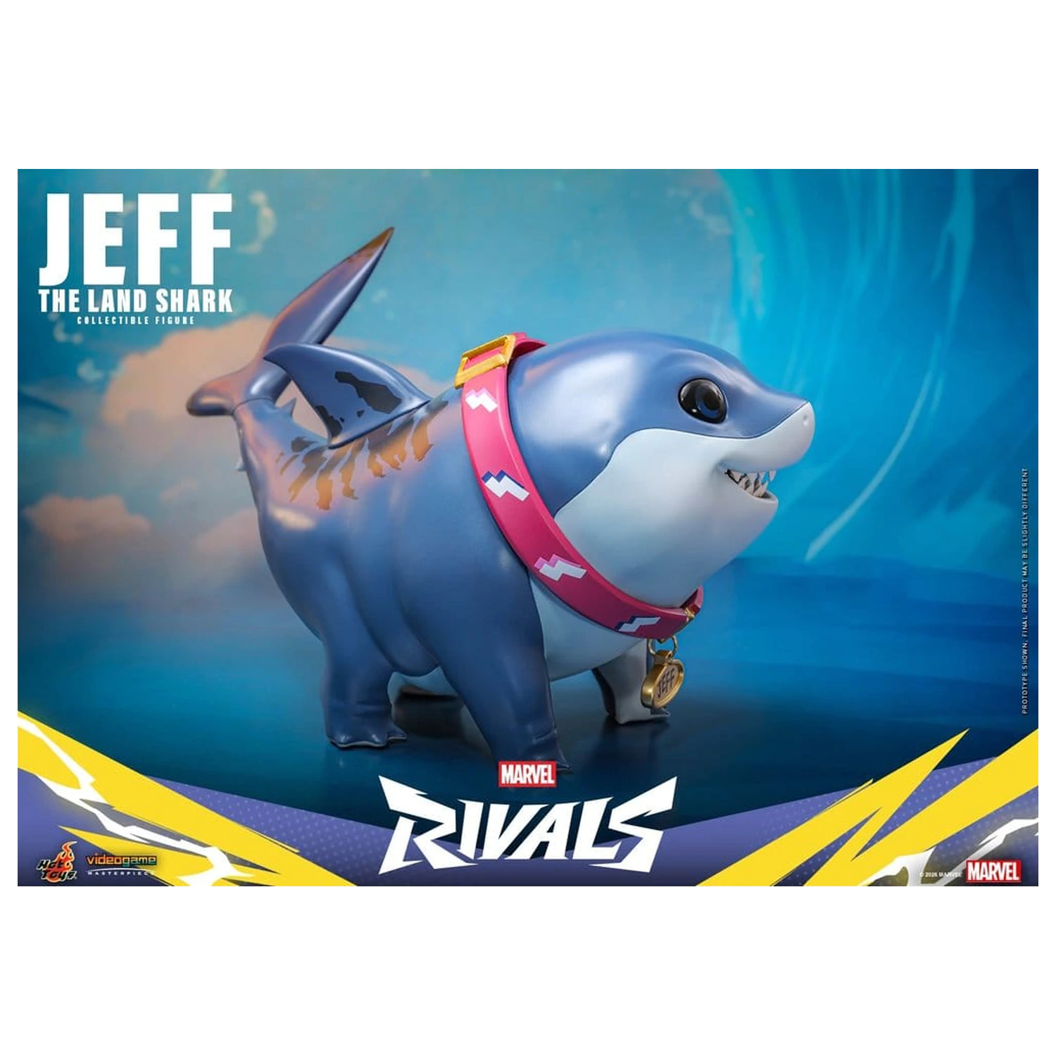 Marvel Rivals Videospiel Meisterwerk Serie Actionfigur Jeff the Land Shark 11 cm Produktfoto