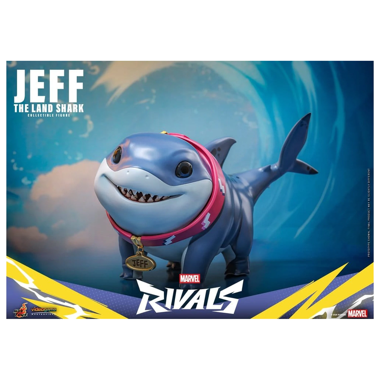 Marvel Rivals Videospiel Meisterwerk Serie Actionfigur Jeff the Land Shark 11 cm Produktfoto