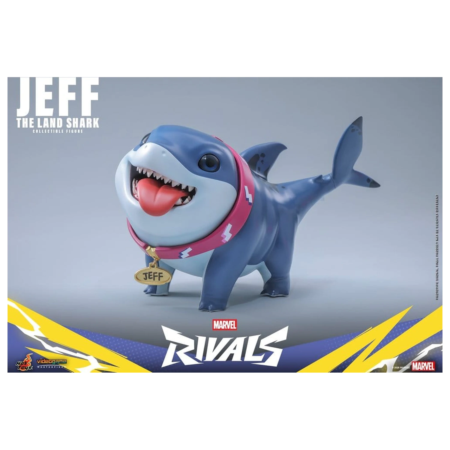 Marvel Rivals Videospiel Meisterwerk Serie Actionfigur Jeff the Land Shark 11 cm Produktfoto