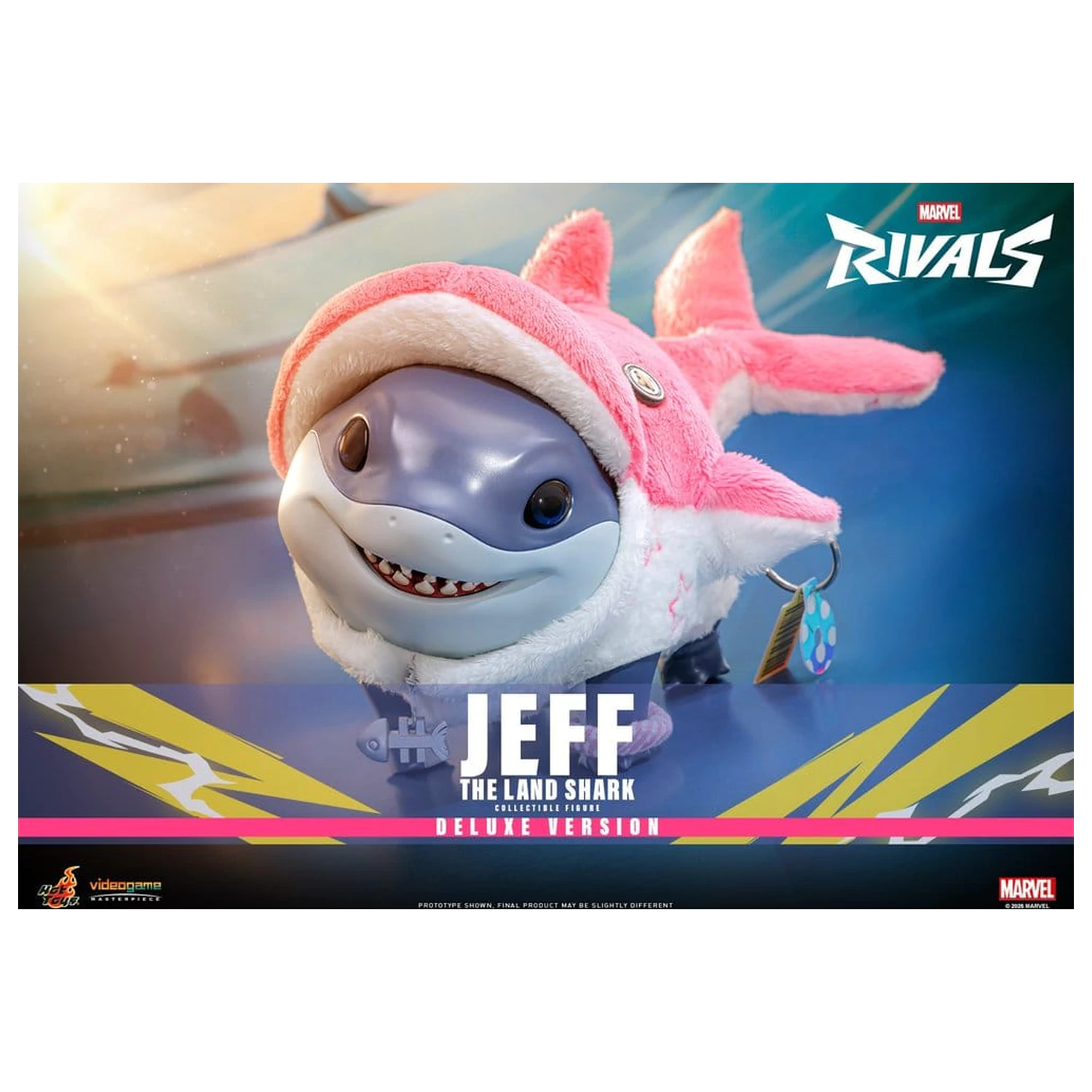 Marvel Rivals Videogame Masterpiece Series Action-Figur Jeff the Land Shark (Deluxe Version) 11 cm Produktfoto