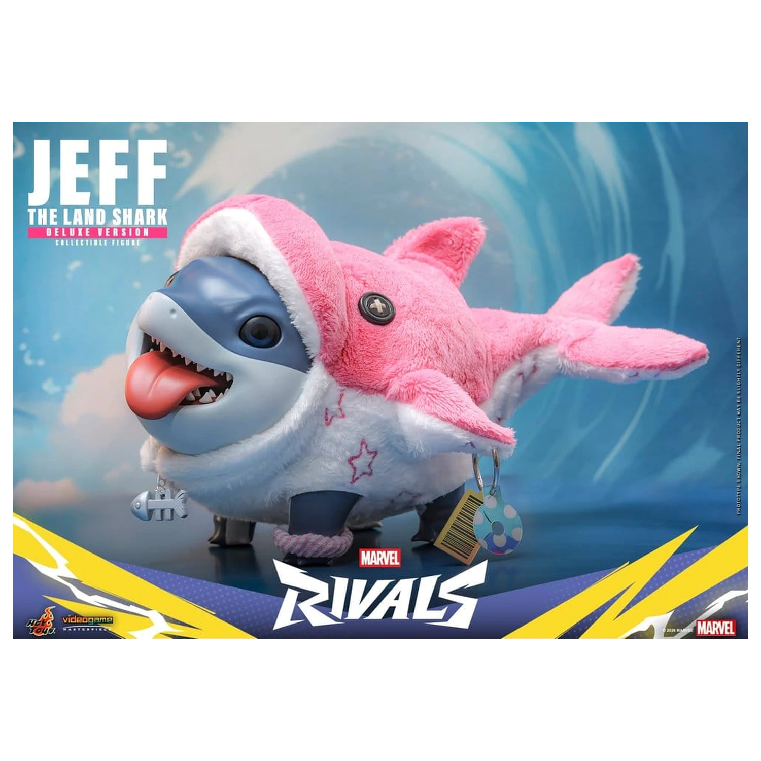 Marvel Rivals Videogame Masterpiece Series Action-Figur Jeff the Land Shark (Deluxe Version) 11 cm Produktfoto