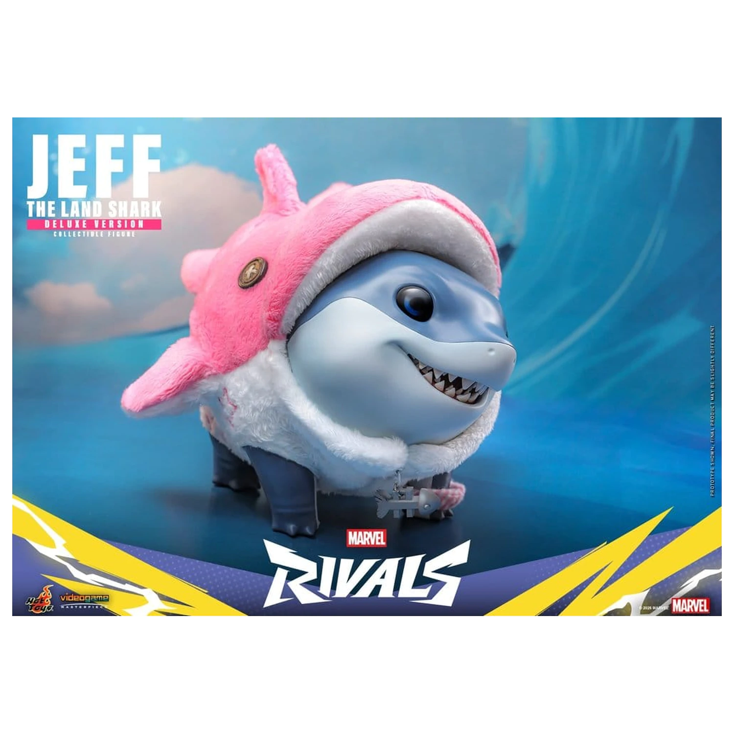 Marvel Rivals Videogame Masterpiece Series Action-Figur Jeff the Land Shark (Deluxe Version) 11 cm Produktfoto