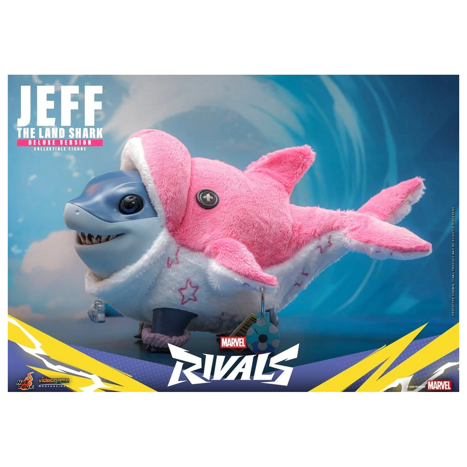 Marvel Rivals Videogame Masterpiece Series Action-Figur Jeff the Land Shark (Deluxe Version) 11 cm Produktfoto