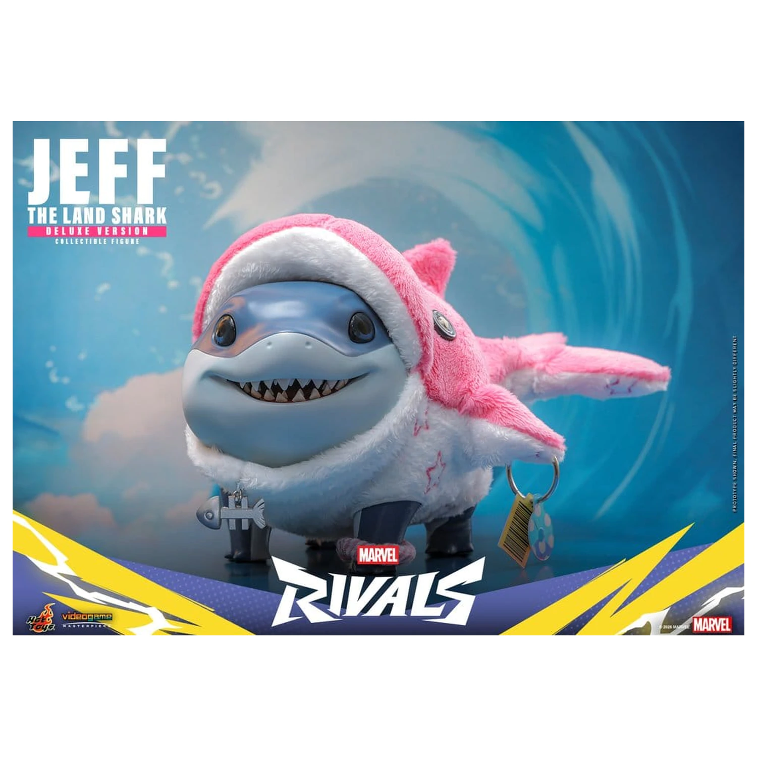 Marvel Rivals Videogame Masterpiece Series Action-Figur Jeff the Land Shark (Deluxe Version) 11 cm Produktfoto