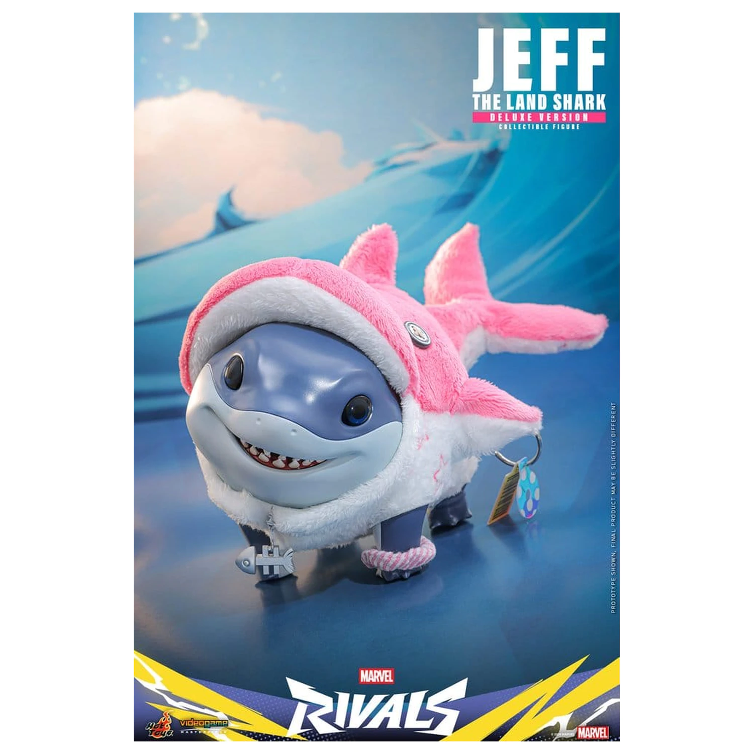 Marvel Rivals Videogame Masterpiece Series Action-Figur Jeff the Land Shark (Deluxe Version) 11 cm Produktfoto