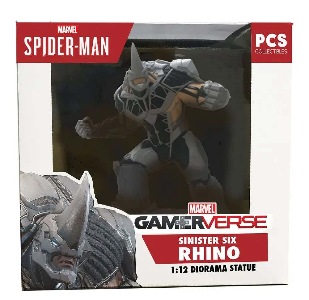 Marvel's Spider-Man Marvel Gamerverse PVC Statue 1/12 Sinister Six Rhino 18 cm Produktfoto
