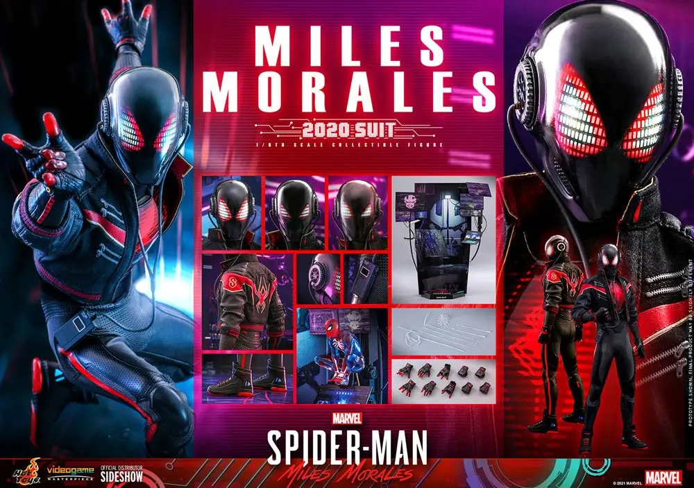 Marvel's Spider-Man: Miles Morales Video Game Masterpiece Actionfigur 1/6 Miles Morales (2020 Suit) Produktfoto