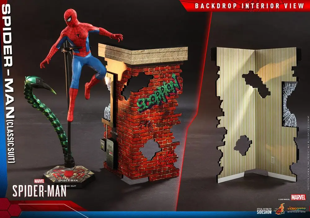 Marvel's Spider-Man Video Game Masterpiece Actionfigur 1/6 Spider-Man (Classic Suit) 30 cm Produktfoto