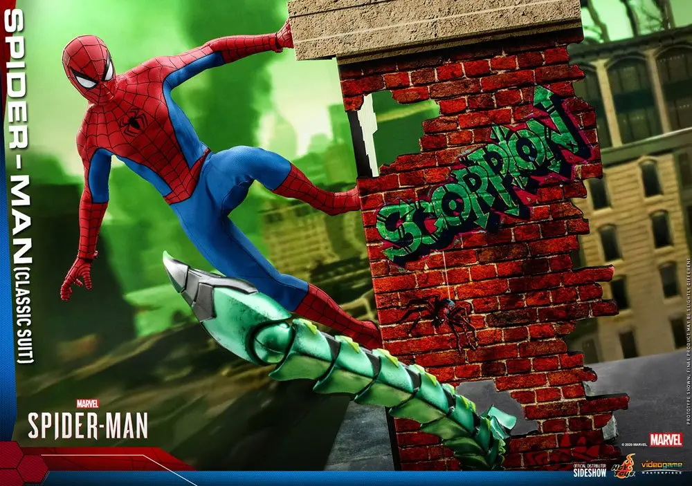 Marvel's Spider-Man Video Game Masterpiece Actionfigur 1/6 Spider-Man (Classic Suit) 30 cm Produktfoto
