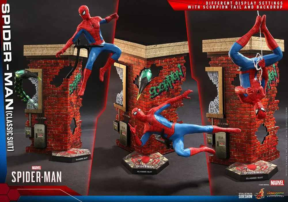 Marvel's Spider-Man Video Game Masterpiece Actionfigur 1/6 Spider-Man (Classic Suit) 30 cm Produktfoto