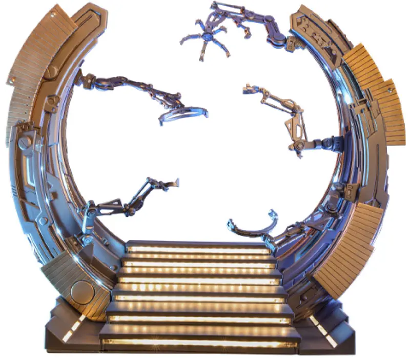 Marvel's The Avengers Accessories Collection Series Zubehör-Set Iron Man Suit-Up Gantry Produktfoto