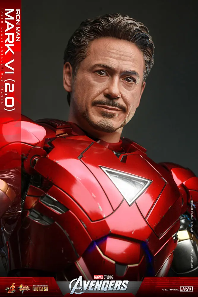 Marvel's The Avengers Movie Masterpiece Diecast Actionfigur 1/6 Iron Man Mark VI (2.0) 32 cm Produktfoto