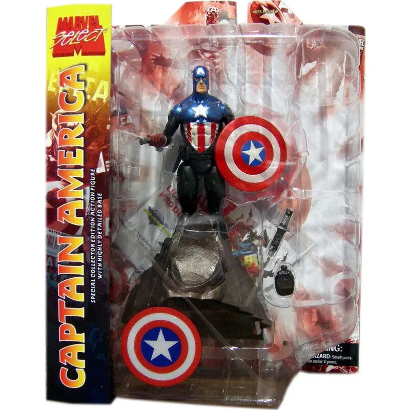 Marvel Select Actionfigur Captain America 18 cm termékfotó