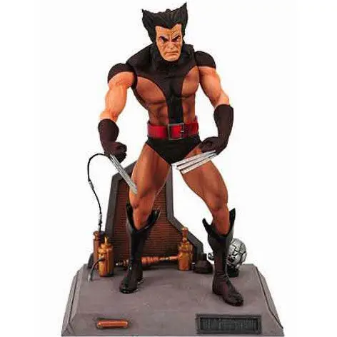 Marvel Select Action Figur Unmasked Brown Costume Wolverine 18 cm termékfotó