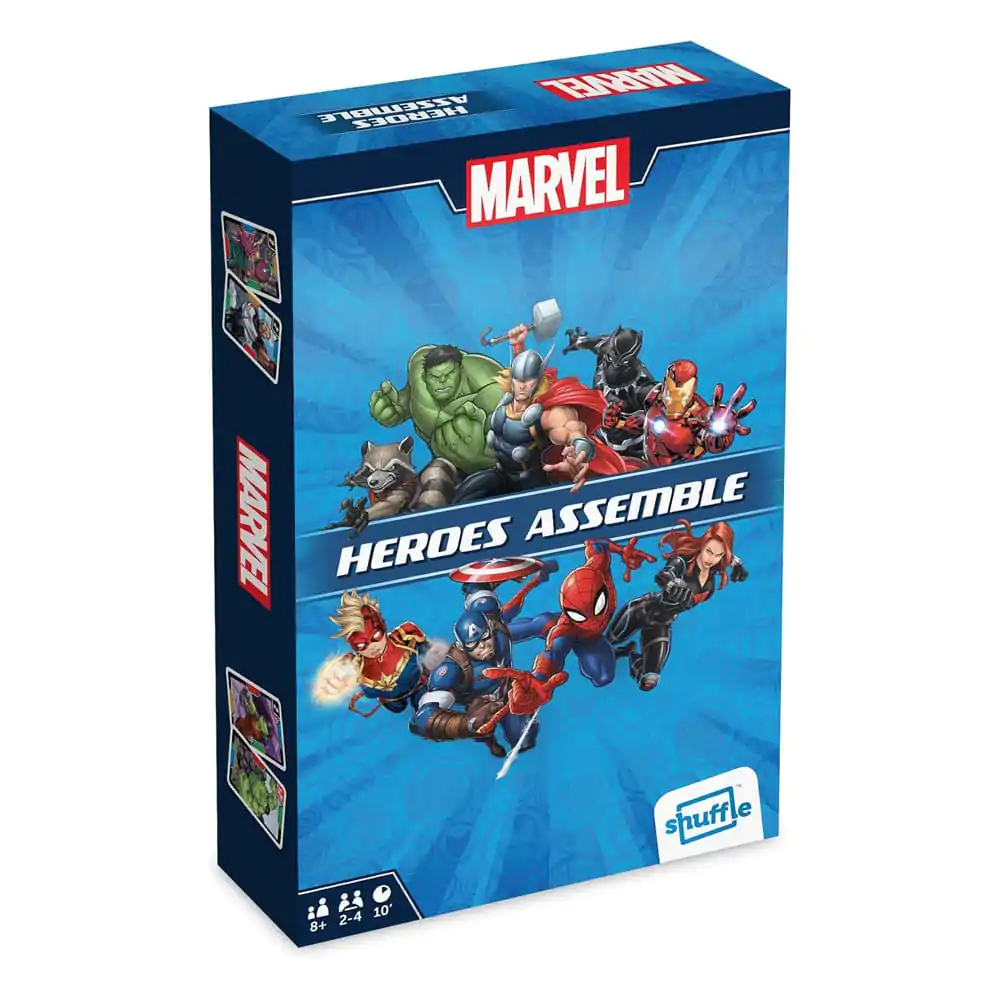 Marvel Shuffle Kartenspiel Heroes Assemble Produktfoto