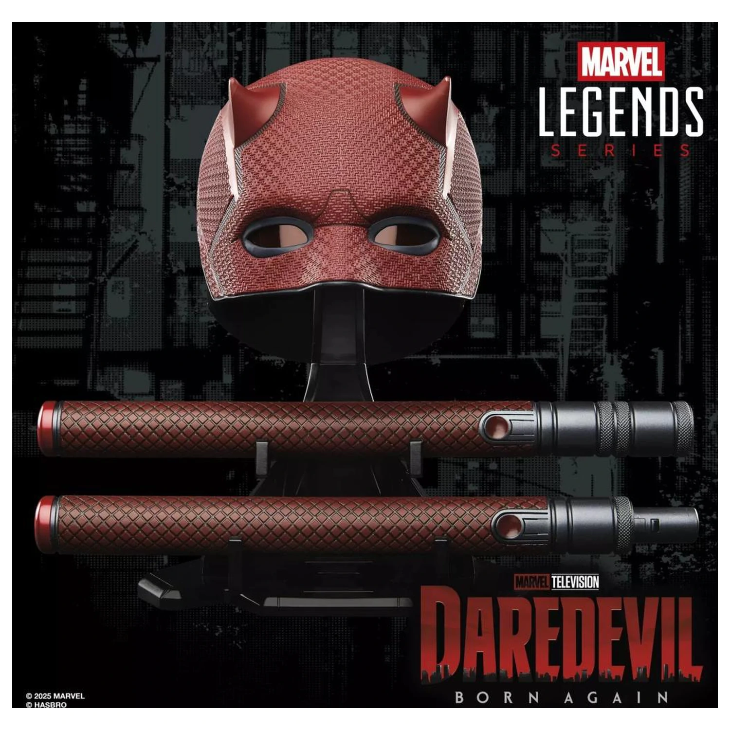 MARVEL Helm und Billy club Premium Rollenspiel Replik Daredevil Legend Series Produktfoto