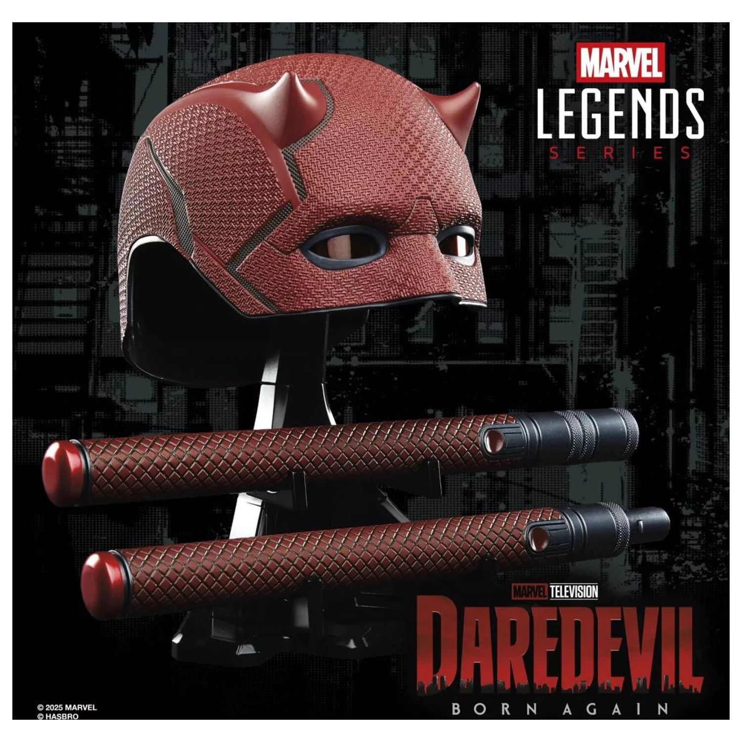 MARVEL Helm und Billy club Premium Rollenspiel Replik Daredevil Legend Series Produktfoto