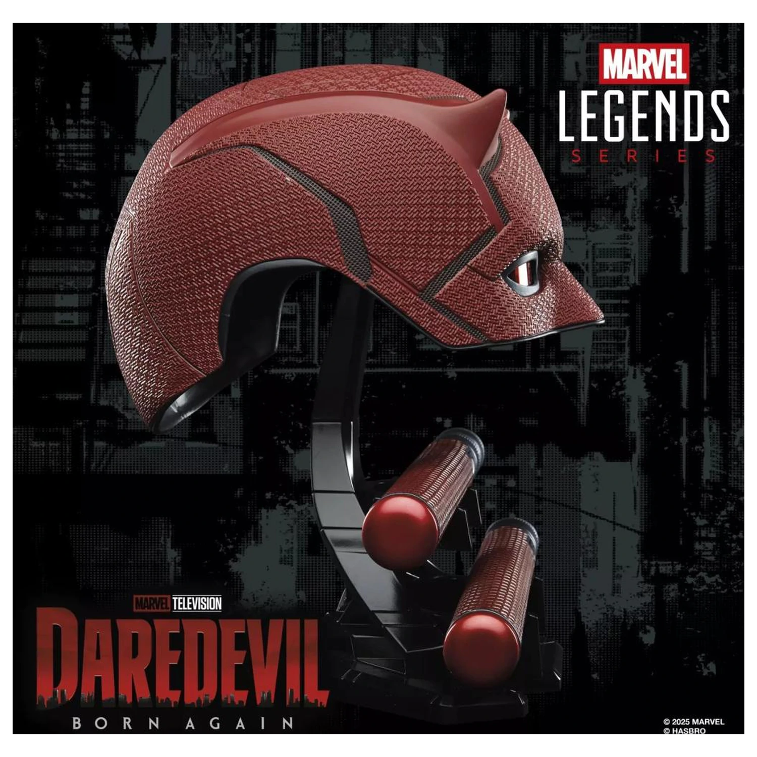 MARVEL Helm und Billy club Premium Rollenspiel Replik Daredevil Legend Series Produktfoto