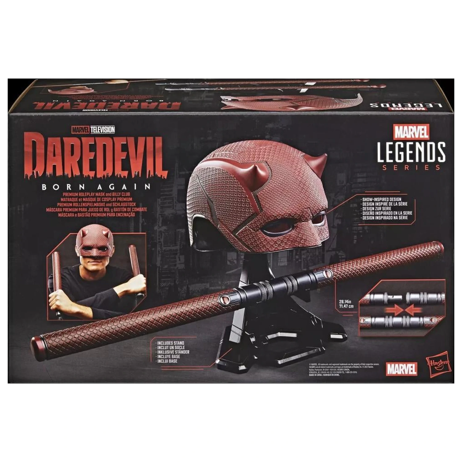 MARVEL Helm und Billy club Premium Rollenspiel Replik Daredevil Legend Series Produktfoto