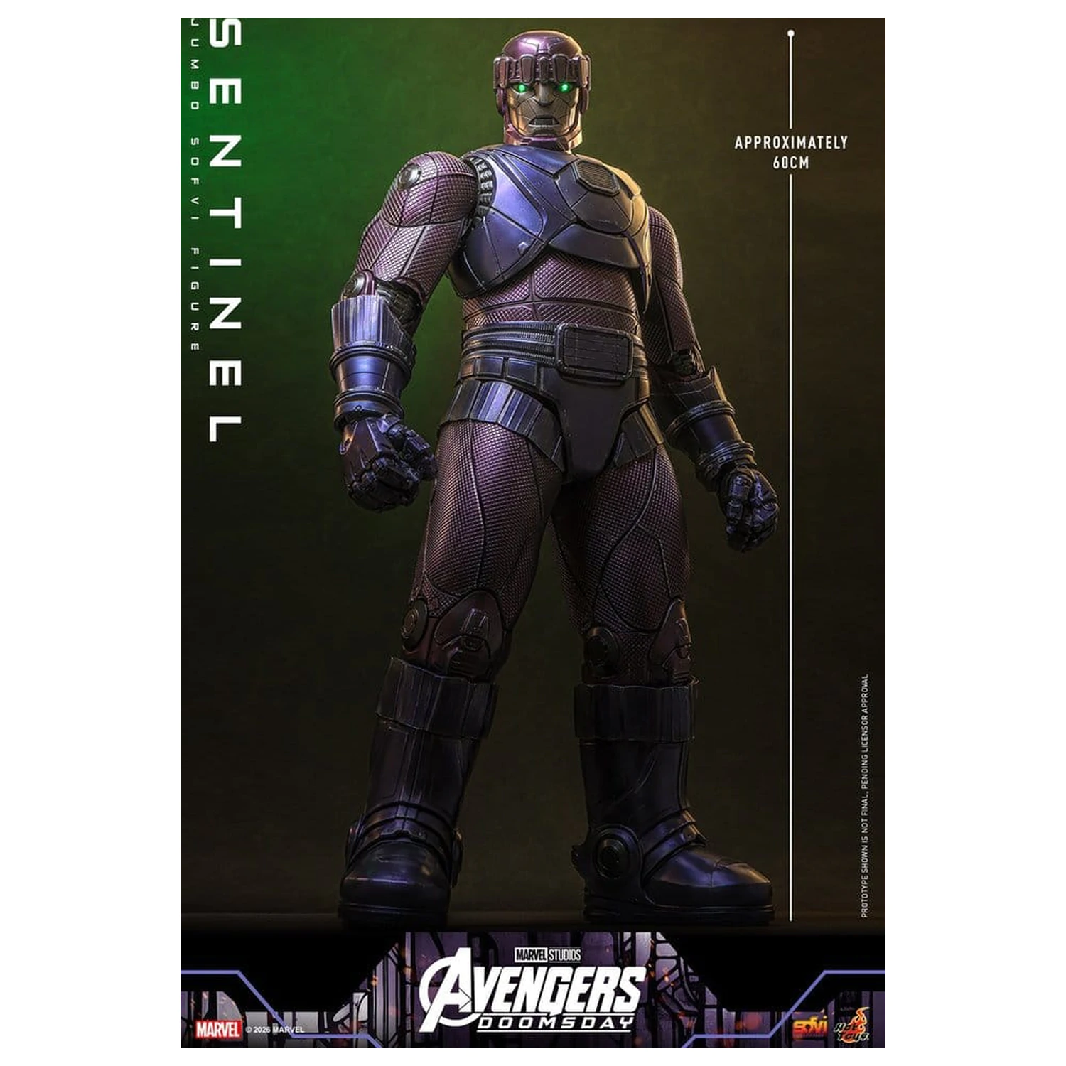 Marvel Sofvi Masterpiece Series Actionfigur Sentinel 60 cm Produktfoto