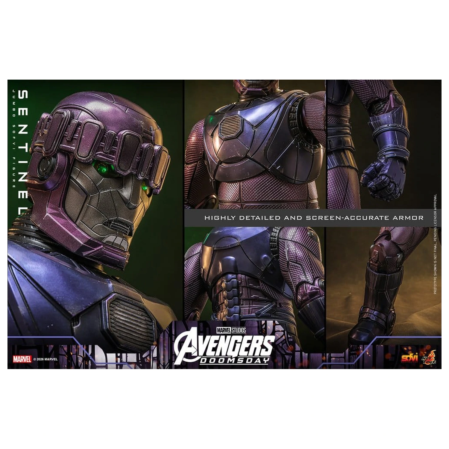 Marvel Sofvi Masterpiece Series Actionfigur Sentinel 60 cm Produktfoto